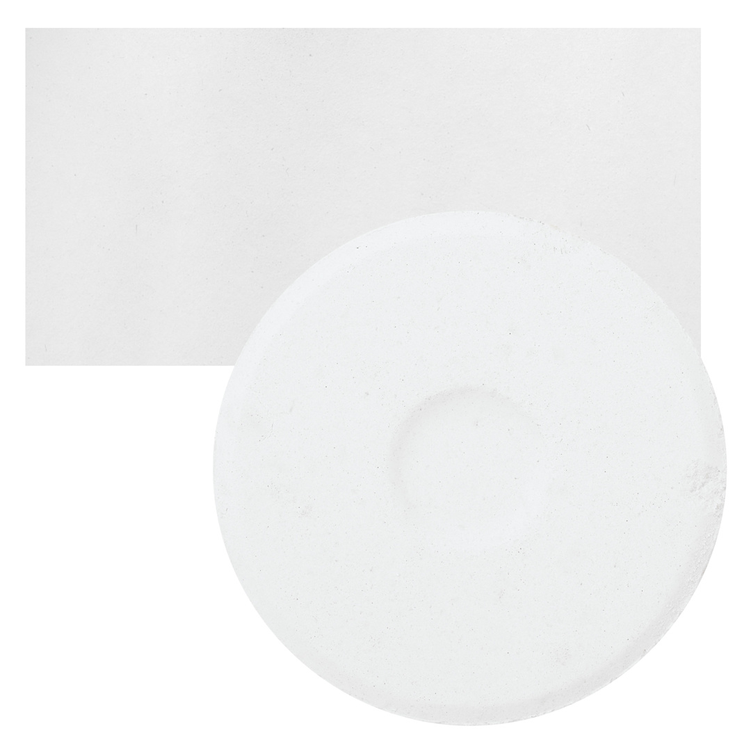 Open in modal - Blick Essentials Tempera Cake - White, Large cake and swatch