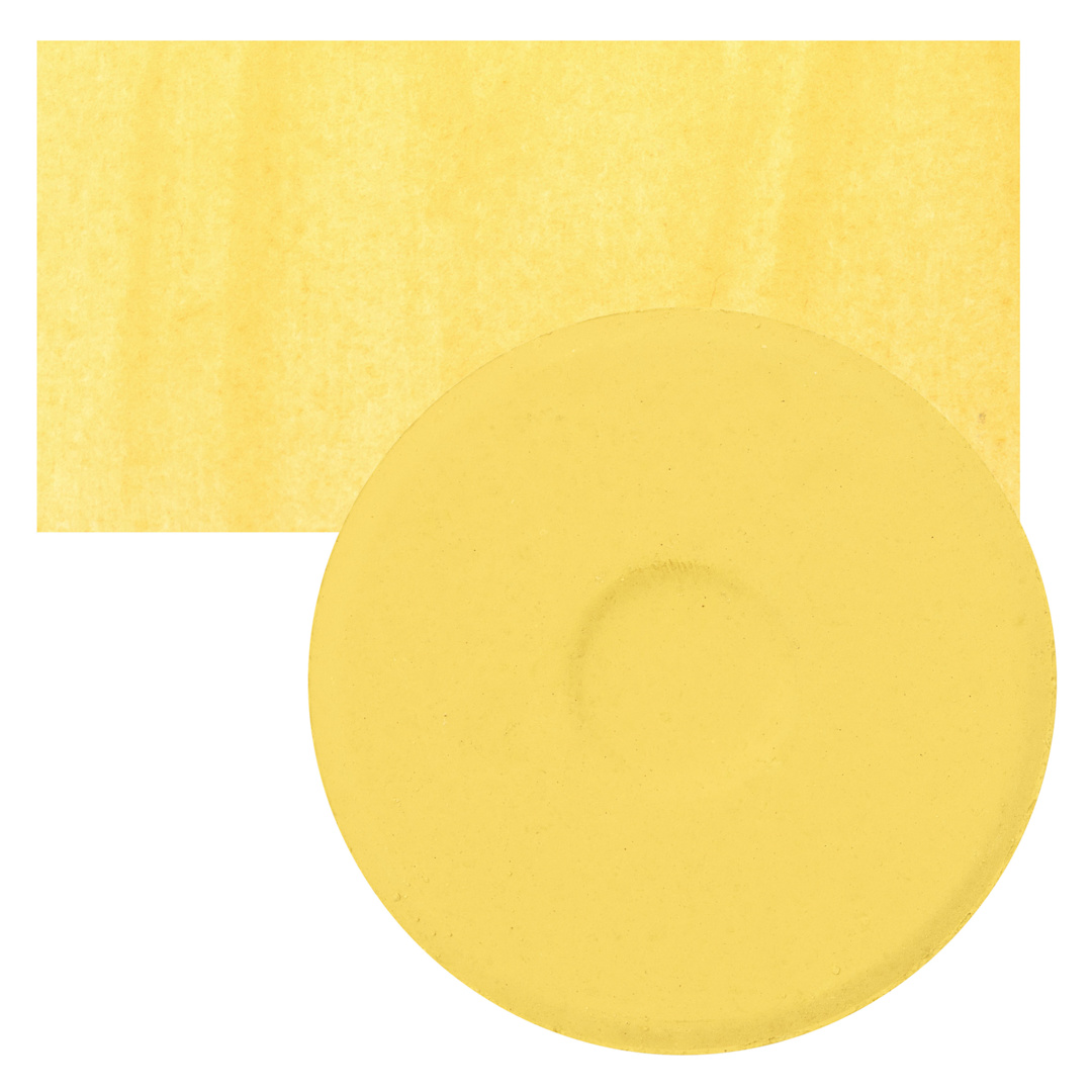 Open in modal - Blick Essentials Tempera Cake - Light Orange, Large cake and swatch