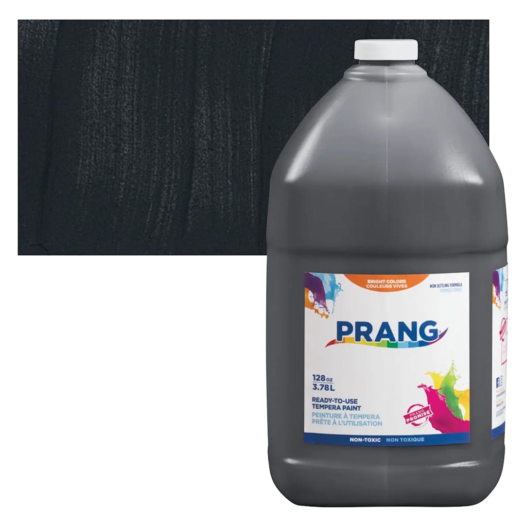 Open in modal - Prang Ready-To-Use Tempera Paint - Black, Gallon