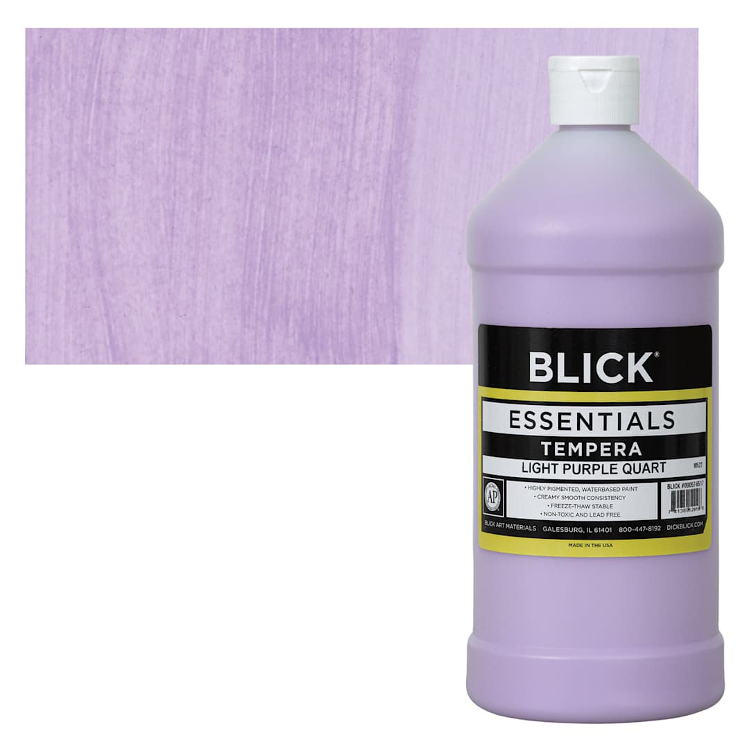 Open in modal - Blick Essentials Tempera - Light Purple, Quart and swatch