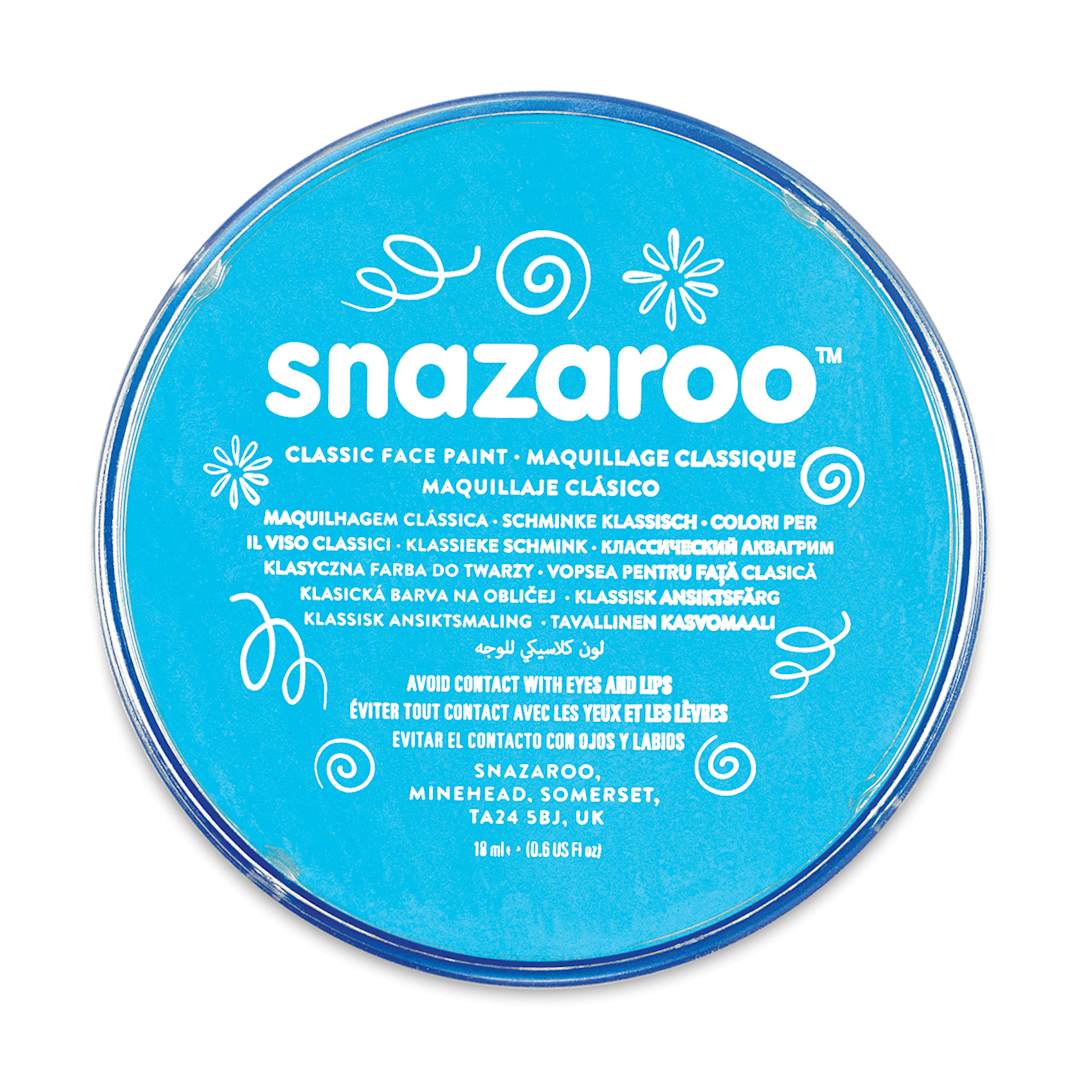 Open in modal - Snazaroo Face Paint - Turquoise, 18 ml container