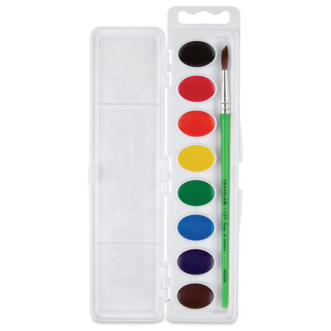 Open in modal - Crayola Washable Watercolor Pan Sets