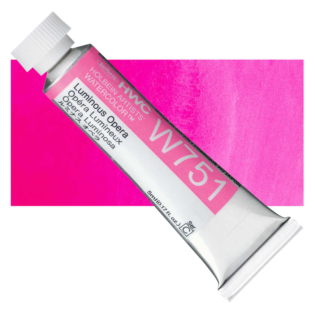 Open in modal - Holbein Artists' Watercolor - Luminous Opera, 5 ml Tube and swatch
