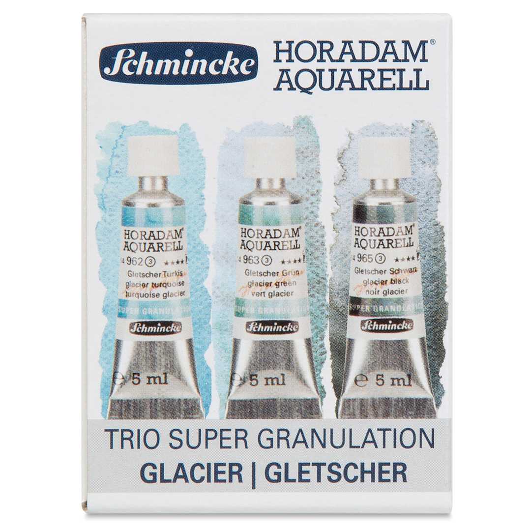 Open in modal - Schmincke Horadam Aquarell Artist Watercolor - Glacier, Supergranulation, Set of 3, 5 ml, Tubes