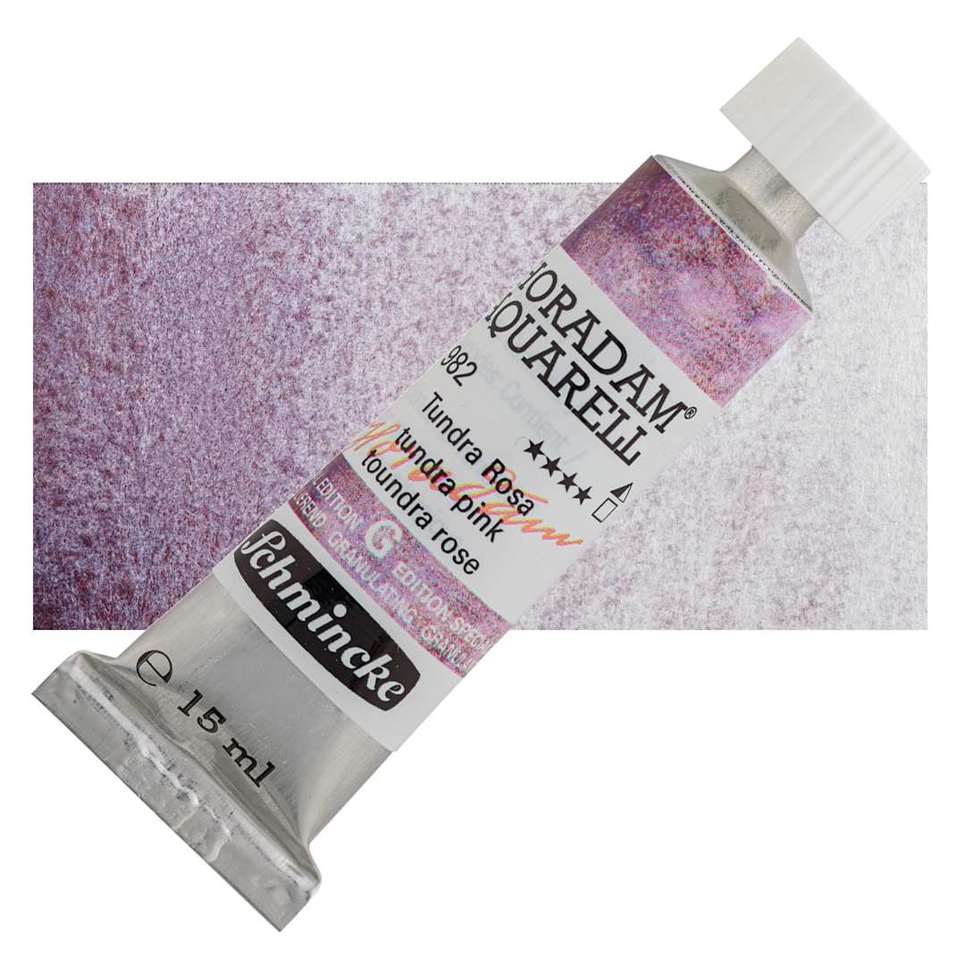 Open in modal - Schmincke Horadam Aquarell Artist Watercolor - Tundra Pink, 15 ml, Tube and swatch