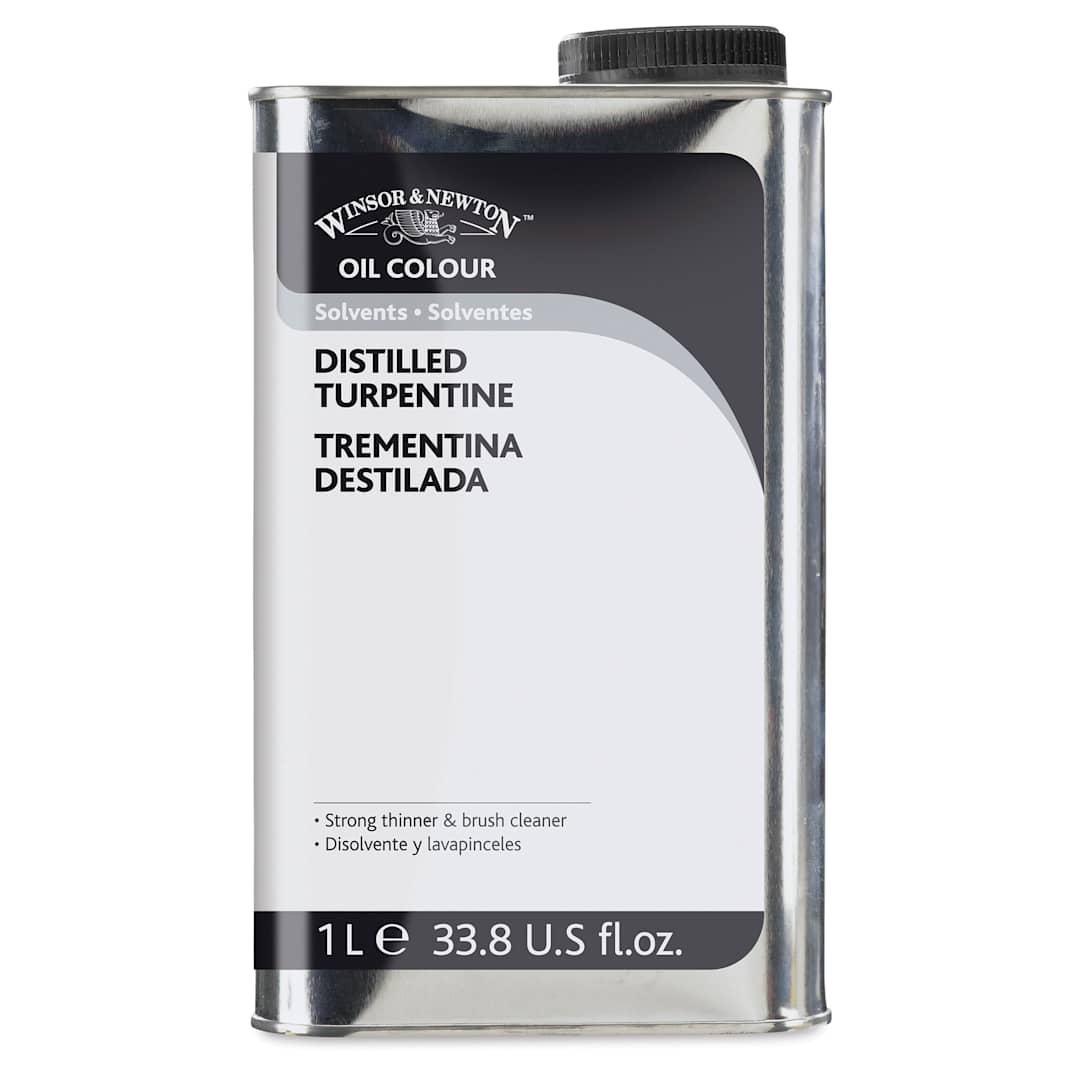 Open in modal - Winsor & Newton Distilled Turpentine - 1 L bottle