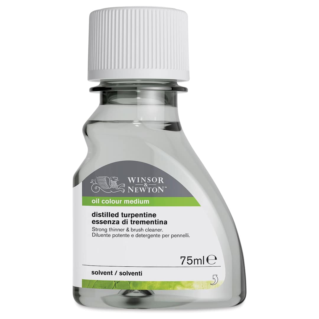 Open in modal - Winsor & Newton Distilled Turpentine - 75 ml bottle