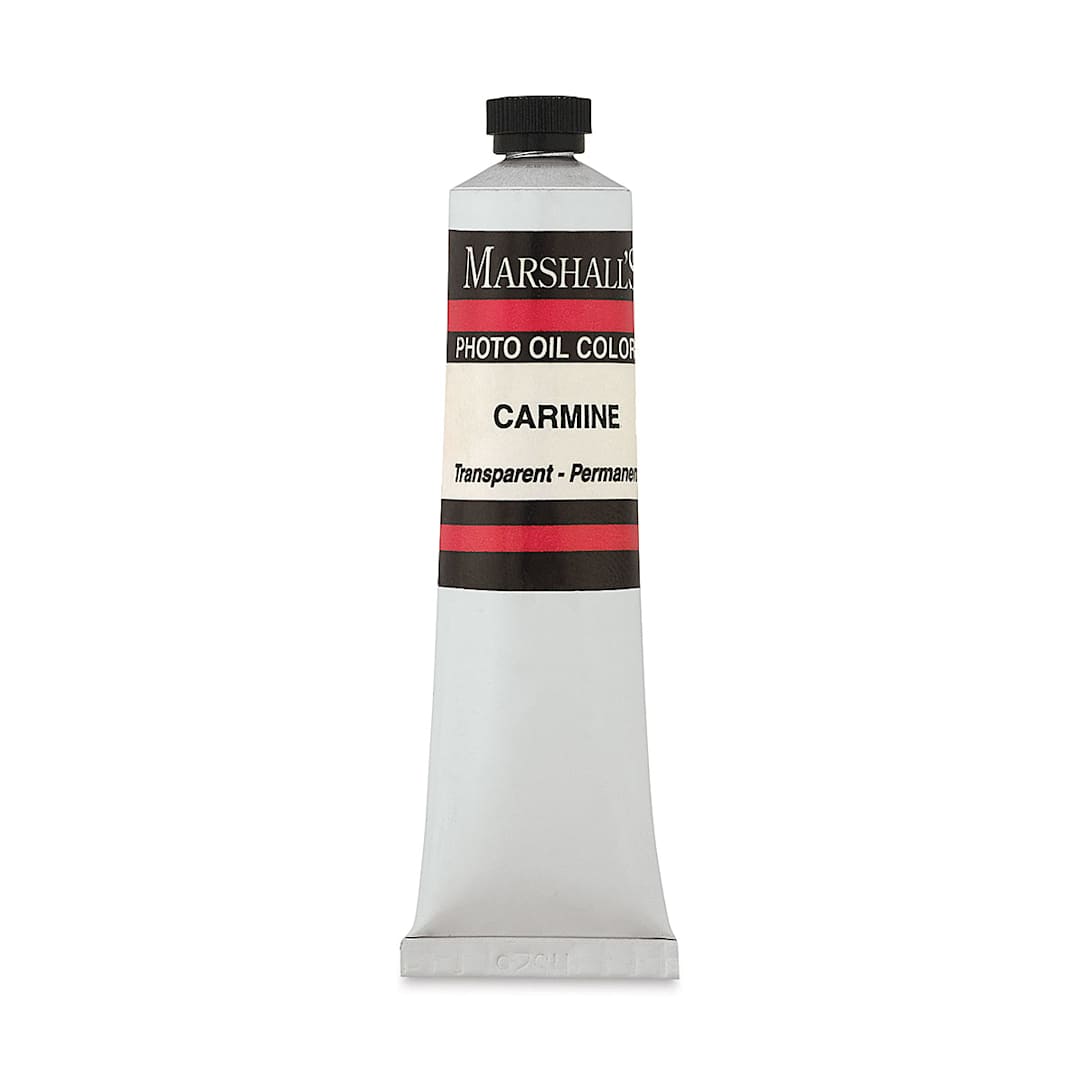Open in modal - Marshall's Photo Oil Color - Carmine, 3/4" x 4" Tube