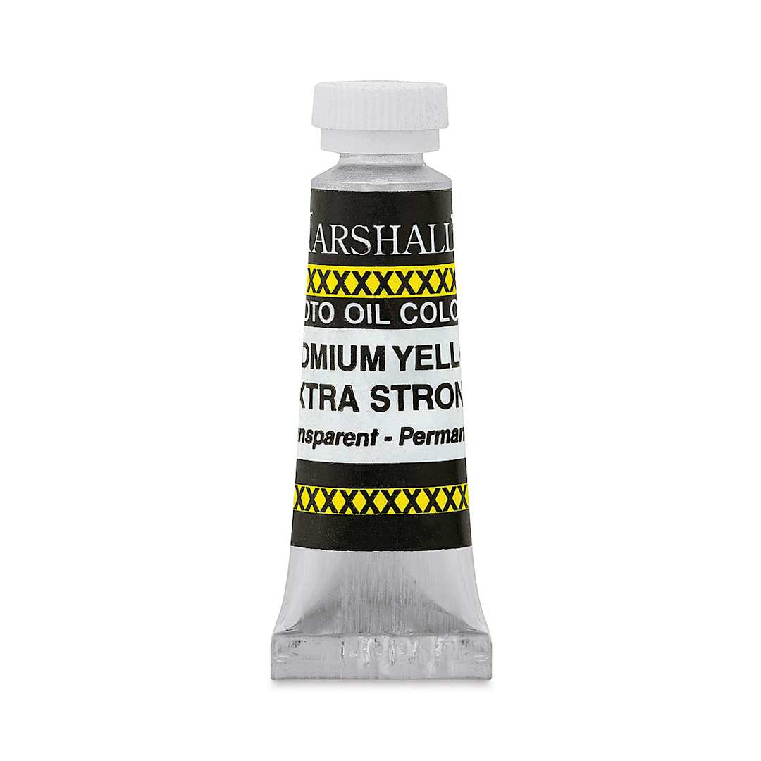 Open in modal - Marshall's Photo Oil Color - Cadmium Yellow Extra Strong, 1/2" x 2" Tube