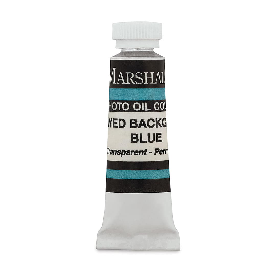 Open in modal - Marshall's Photo Oil Color - Background Gray Blue, 1/2" x 2" Tube