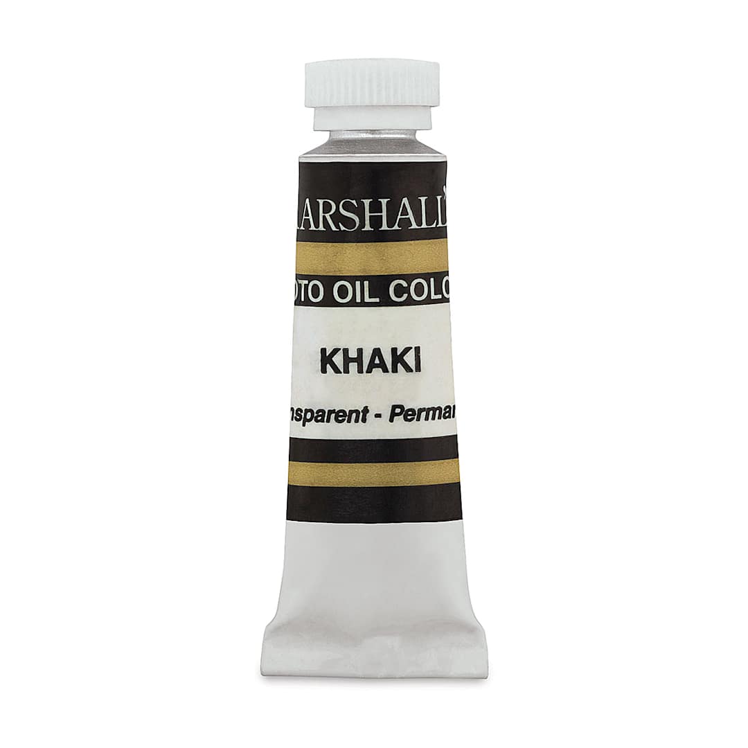 Open in modal - Marshall's Photo Oil Color - Khaki, 1/2" x 2" Tube