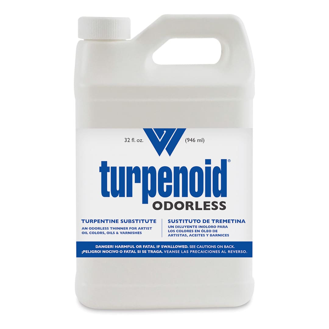 Open in modal - Weber Turpenoid - 32 oz Plastic Jug, Front Of Jug