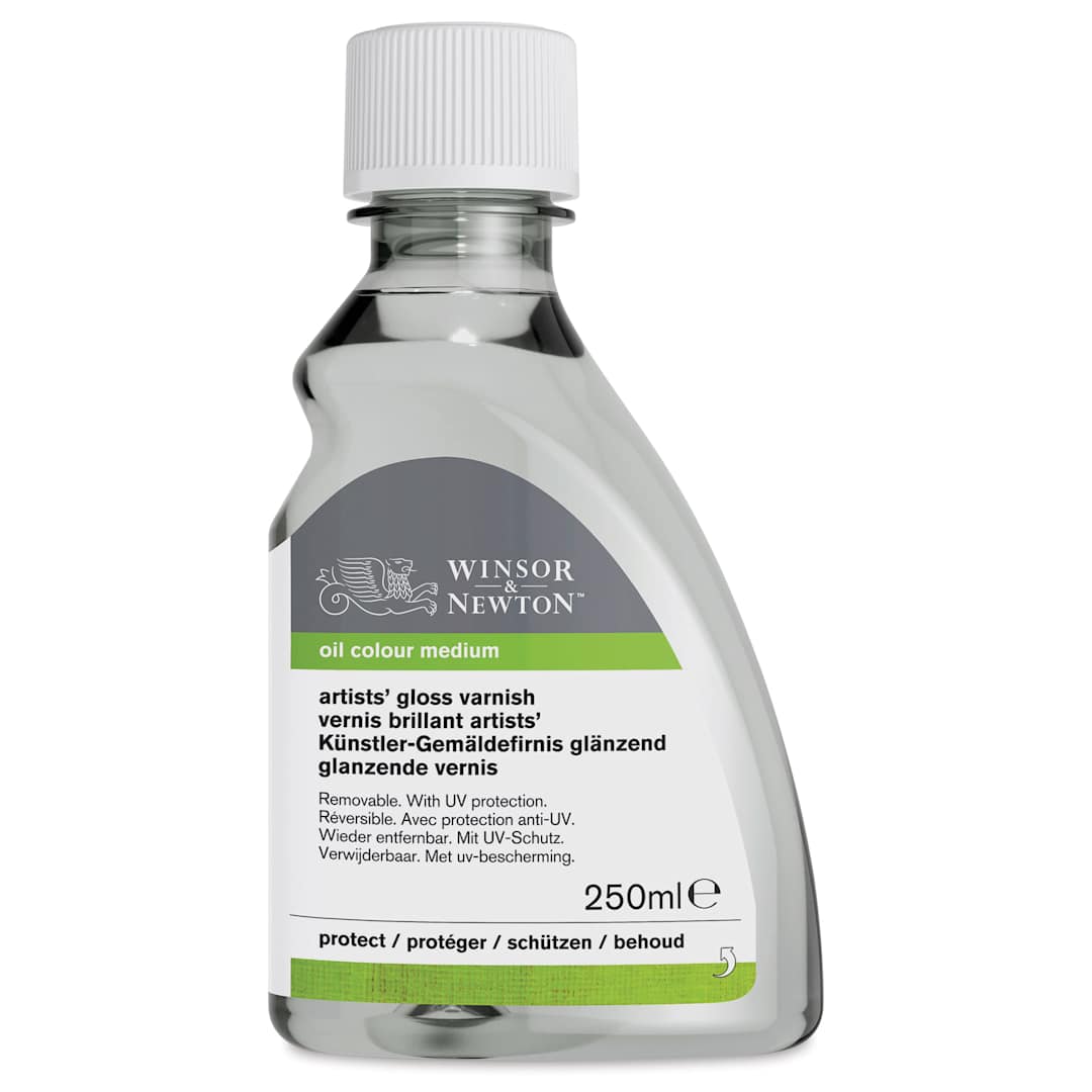 Open in modal - Winsor & Newton Original Artists' Gloss Varnish - Gloss, 250 ml bottle
