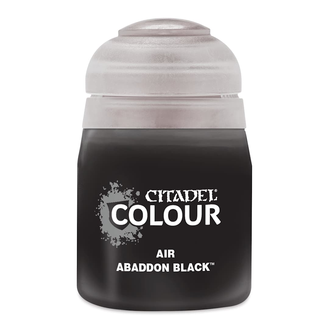 Open in modal - Citadel Acrylic Air Paint - Abaddon Black, 24 ml