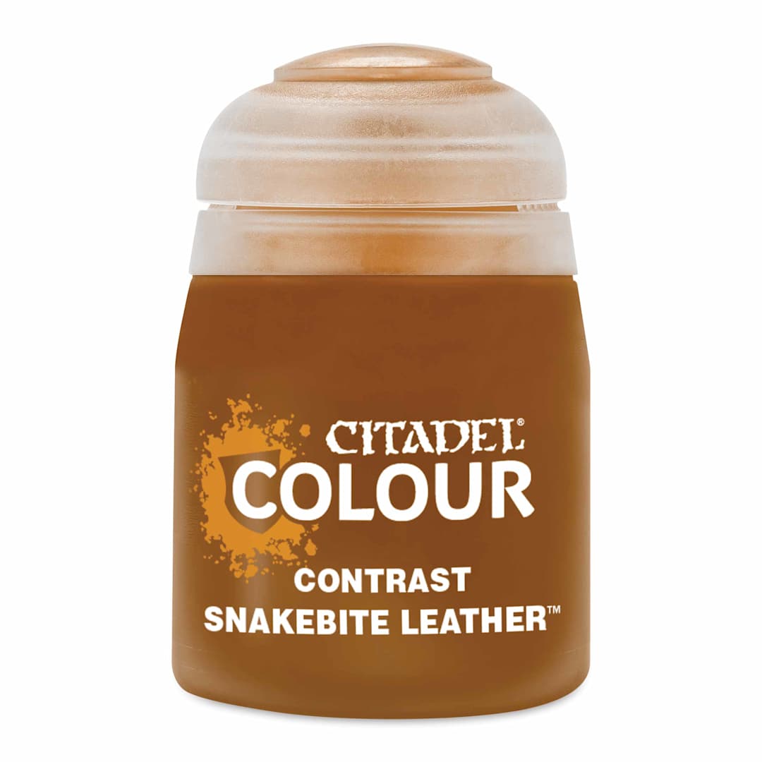 Open in modal - Citadel Contrast Acrylic Paint - Snakebite Leather, 18 ml
