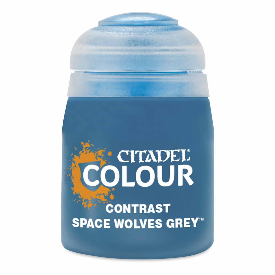 Open in modal - Citadel Contrast Acrylic Paint - Space Wolves Grey, 18 ml
