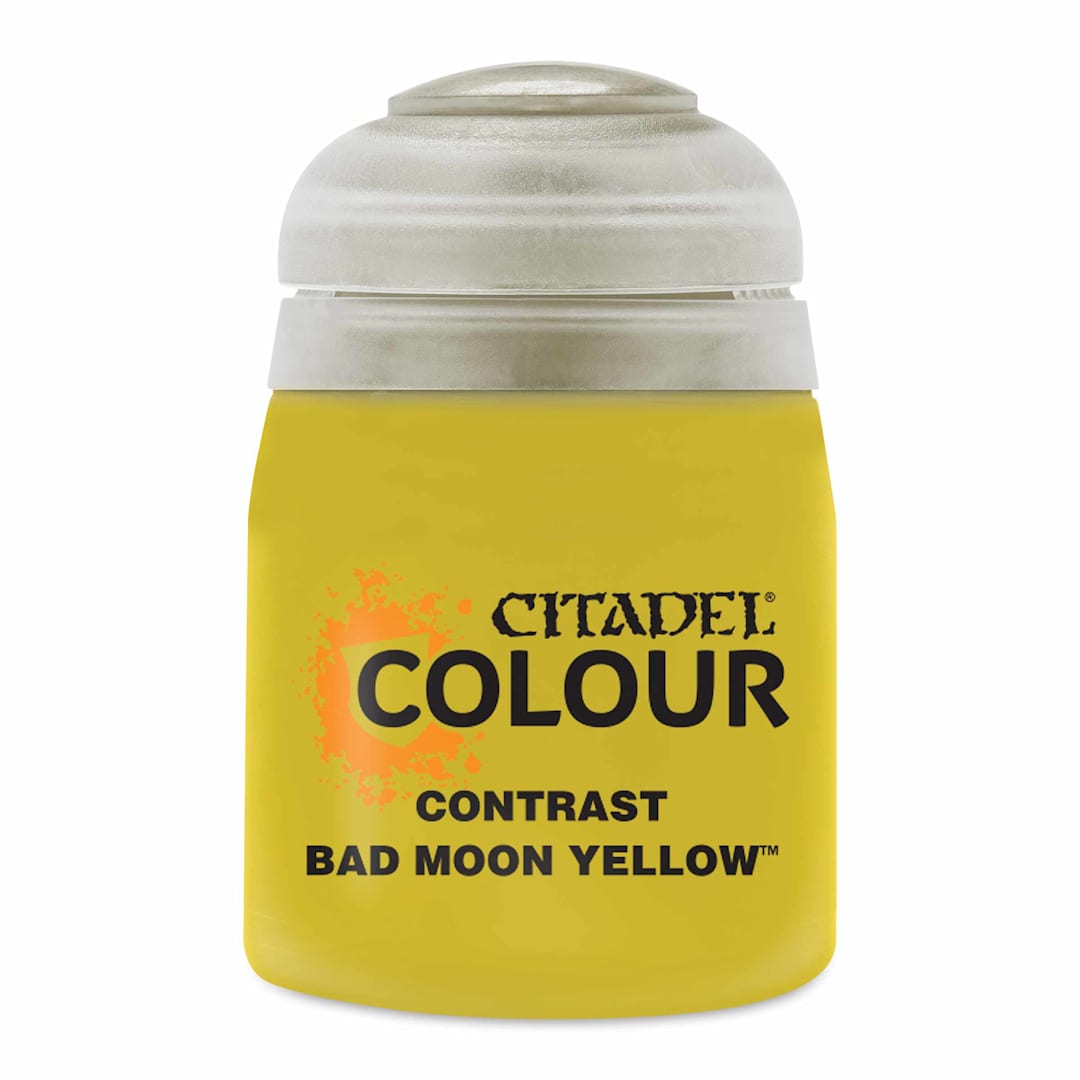 Open in modal -  Citadel Contrast Acrylic Paint - Bad Moon Yellow, 18 ml