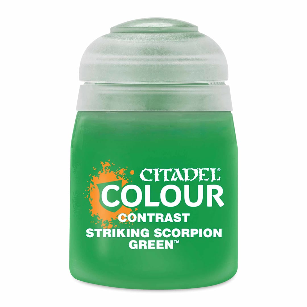 Open in modal - Citadel Contrast Acrylic Paint - Striking Scorpion Green, 18 ml