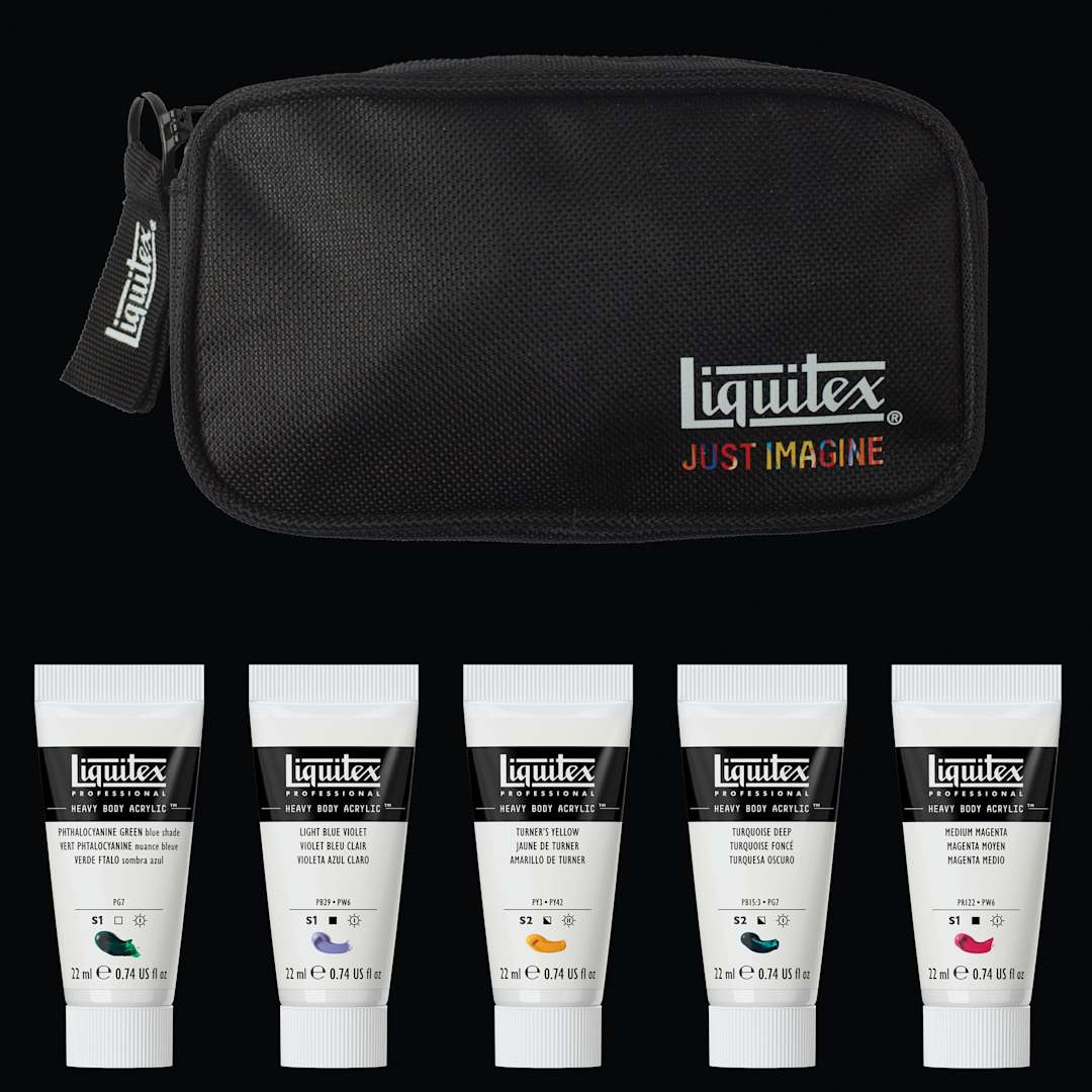 Open in modal - Liquitex Professional Heavy Body Acrylics - Set of 5, WWYC Gem Theory, 22 ml Tubes