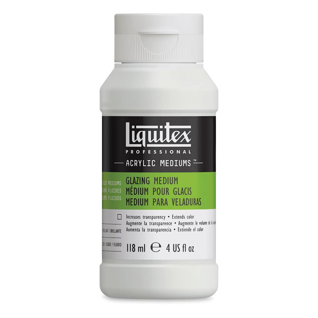 Open in modal - Liquitex Fluids Acrylic Glazing Medium - 4 oz bottle