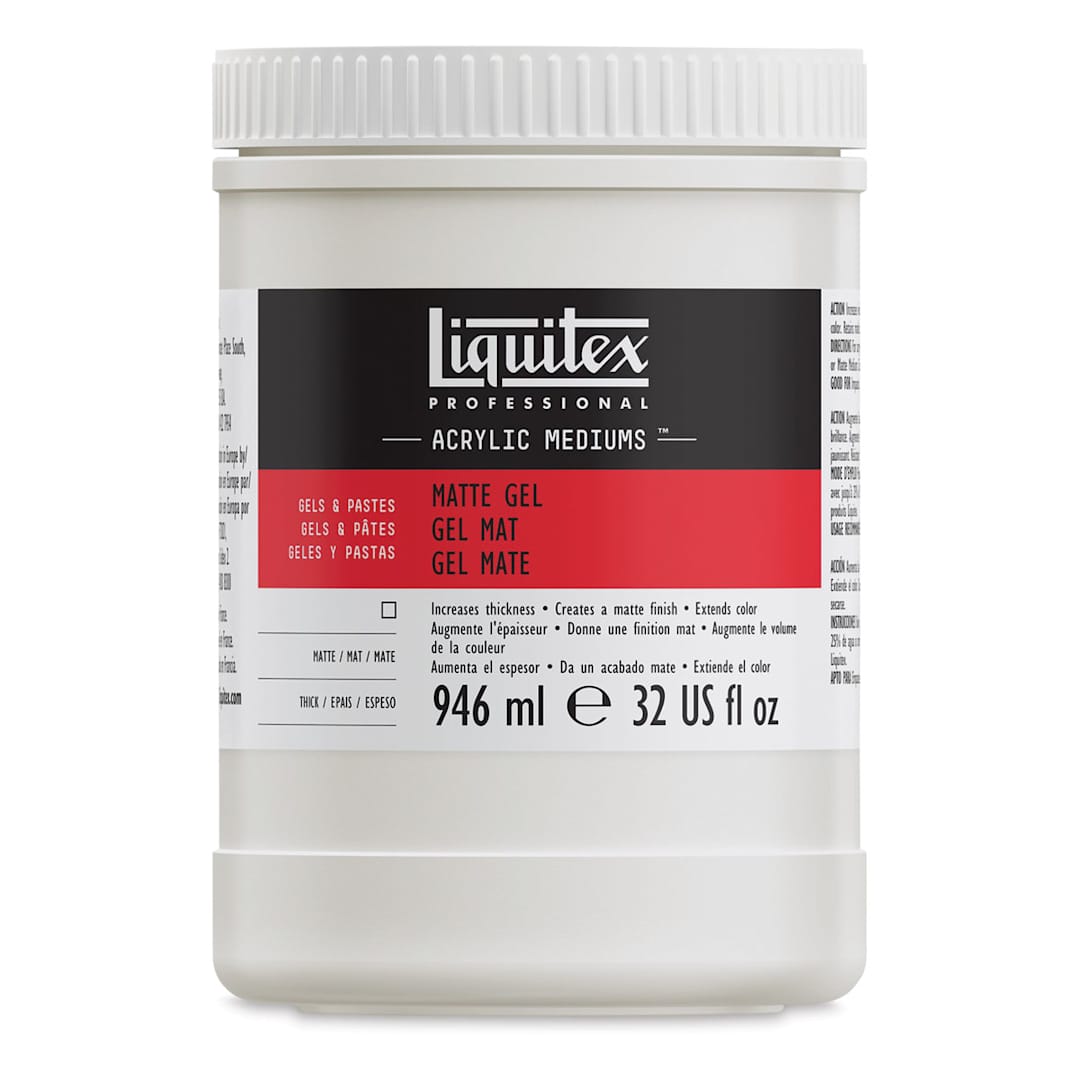Open in modal - Liquitex Medium - Gel Medium, Matte, 32 oz jar