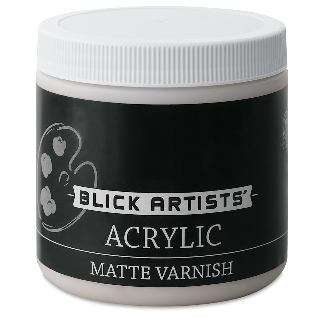 Open in modal - Blick Artists Acrylic Medium - Blick Artists' Acrylic Matte Varnish, 16 oz