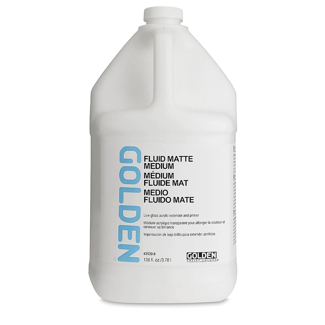 Open in modal - Golden Fluid Medium - Matte, 128 oz jug