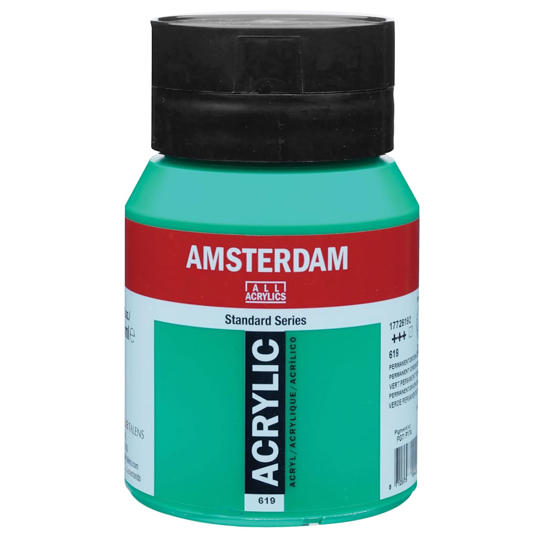 Open in modal - Amsterdam Standard Series Acrylic - Permanent Green Deep, 500 ml Bottle