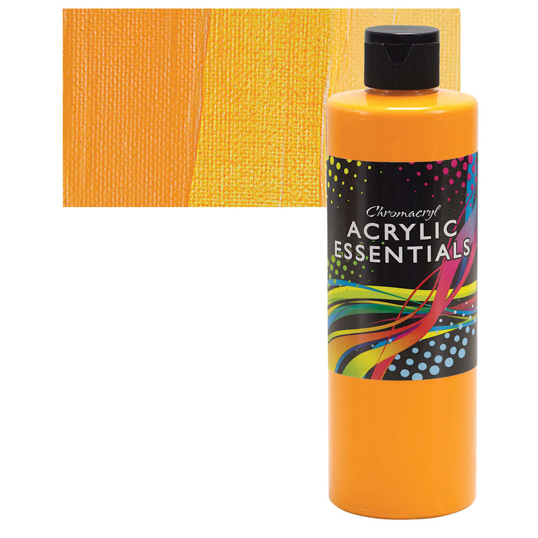 Open in modal - Chromacryl Acrylic Essentials - Warm Yellow, 500 ml and swatch
