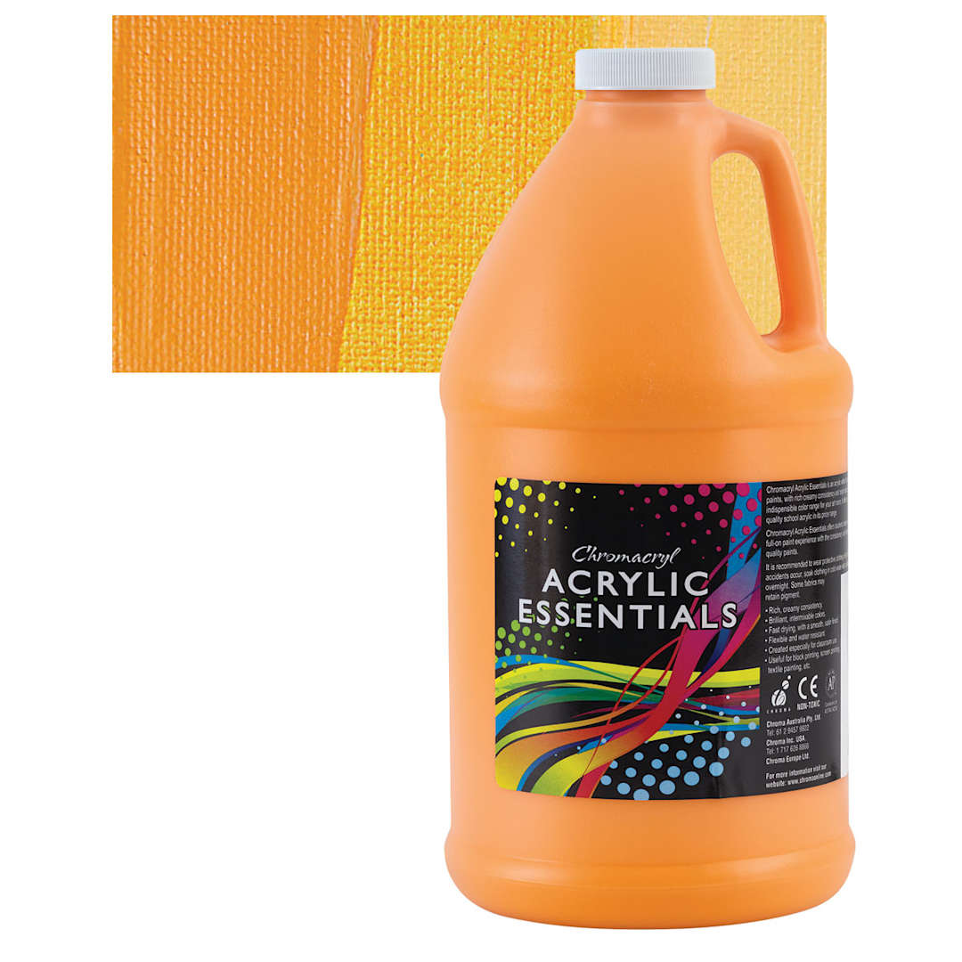 Open in modal - Chromacryl Acrylic Essentials - Warm Yellow, 2 L and swatch