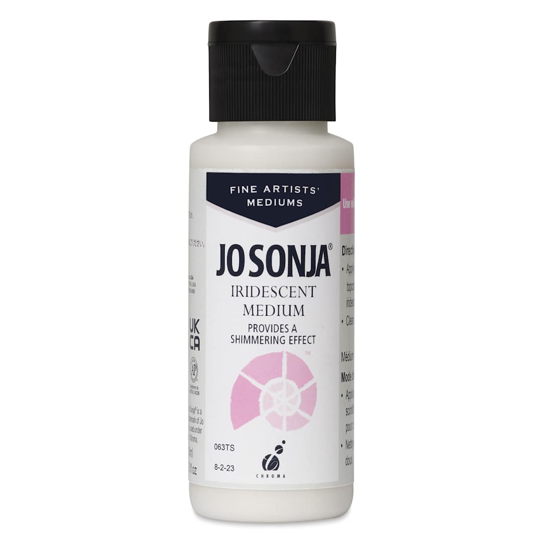 Open in modal - Chroma’s Jo Sonja Artists’ Iridescent Medium - 2 oz bottle - front