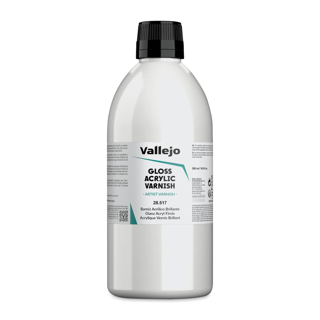 Open in modal - Vallejo Permanent Acrylic Varnish - Gloss, 500 ml