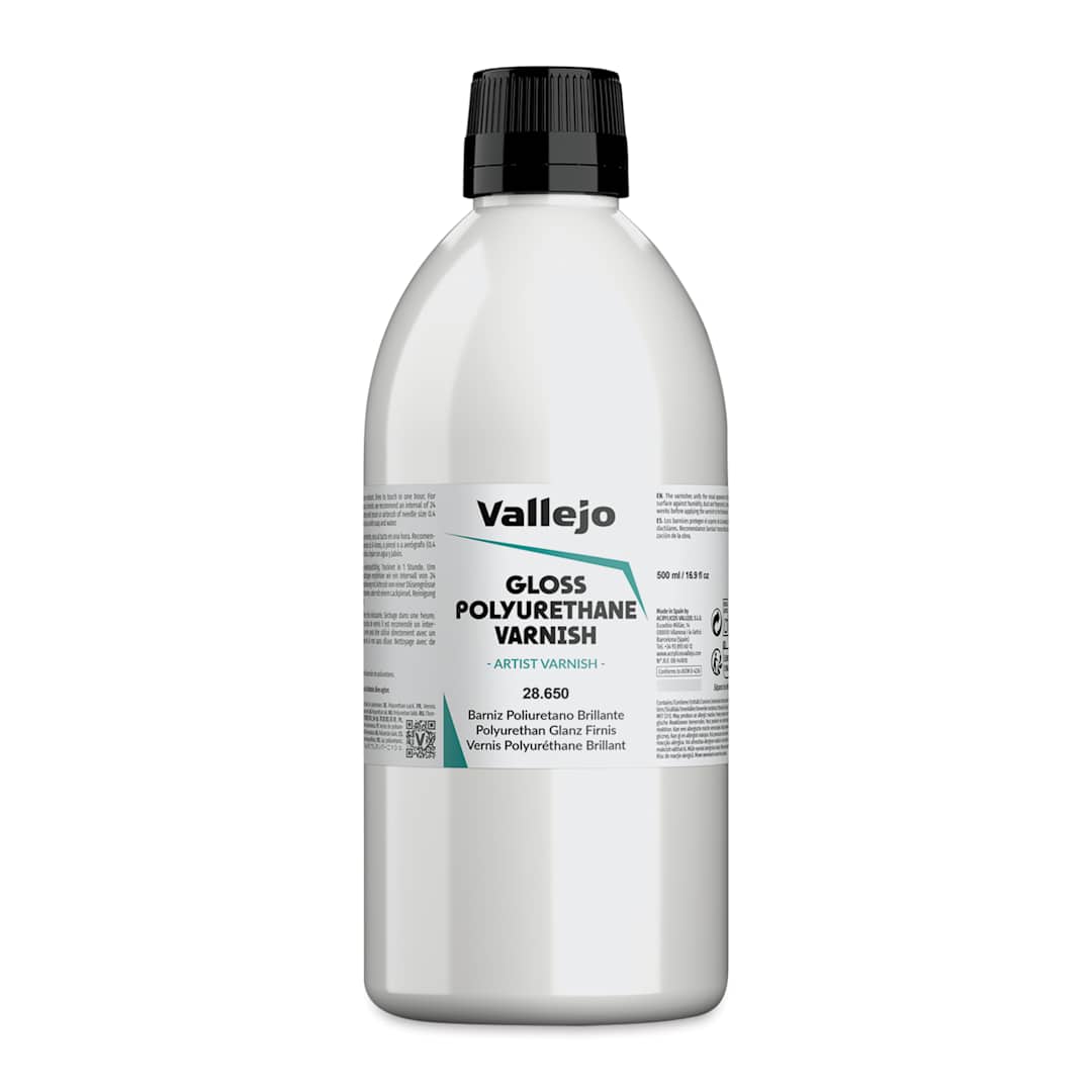 Open in modal - Vallejo Polyurethane Varnish - Gloss, 500 ml