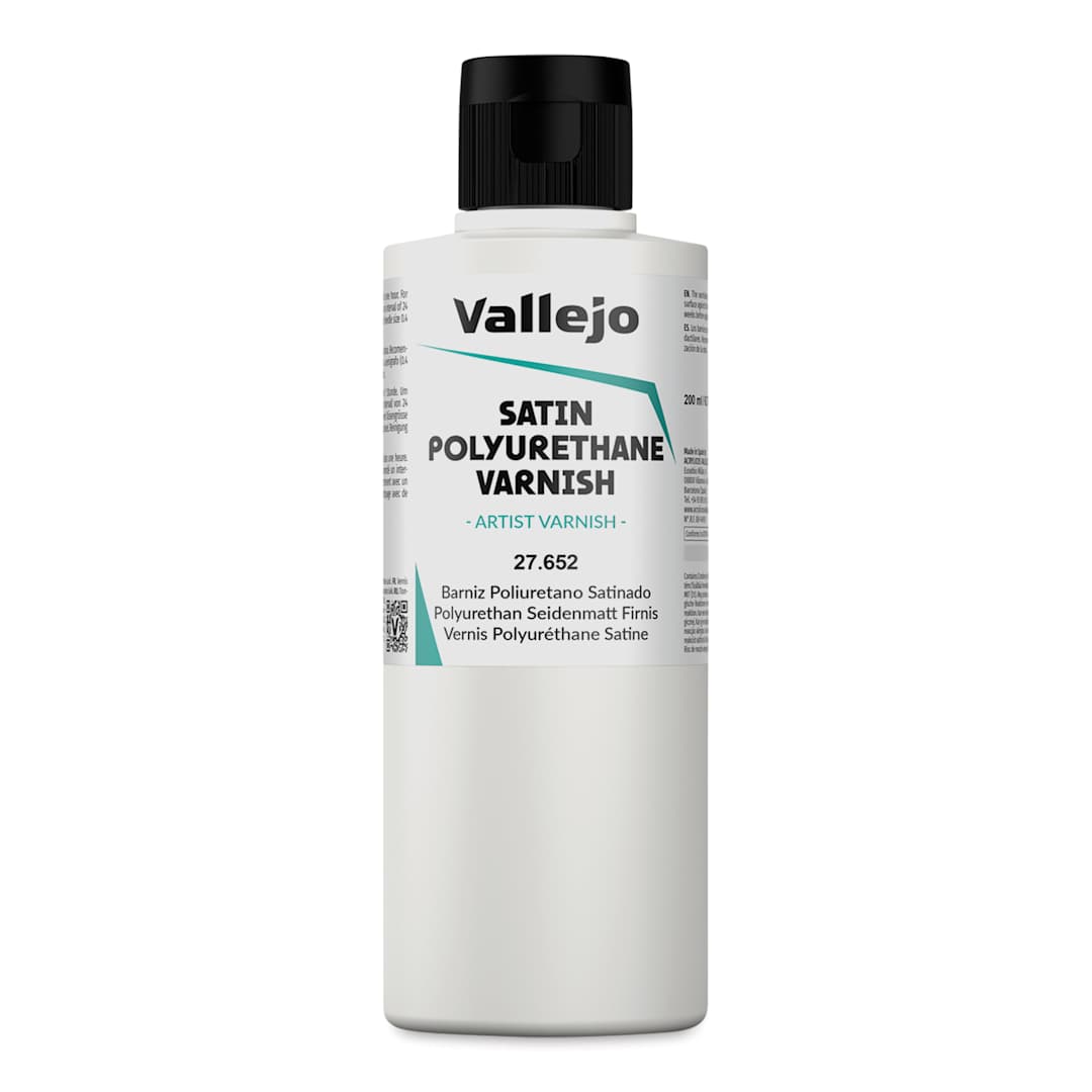 Open in modal - Vallejo Polyurethane Varnish - Satin, 200 ml
