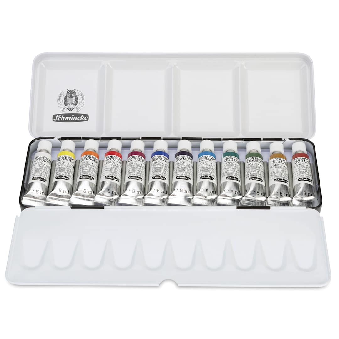 Open in modal - Schmincke Horadam Artist Gouache - Set of 12, 5 ml