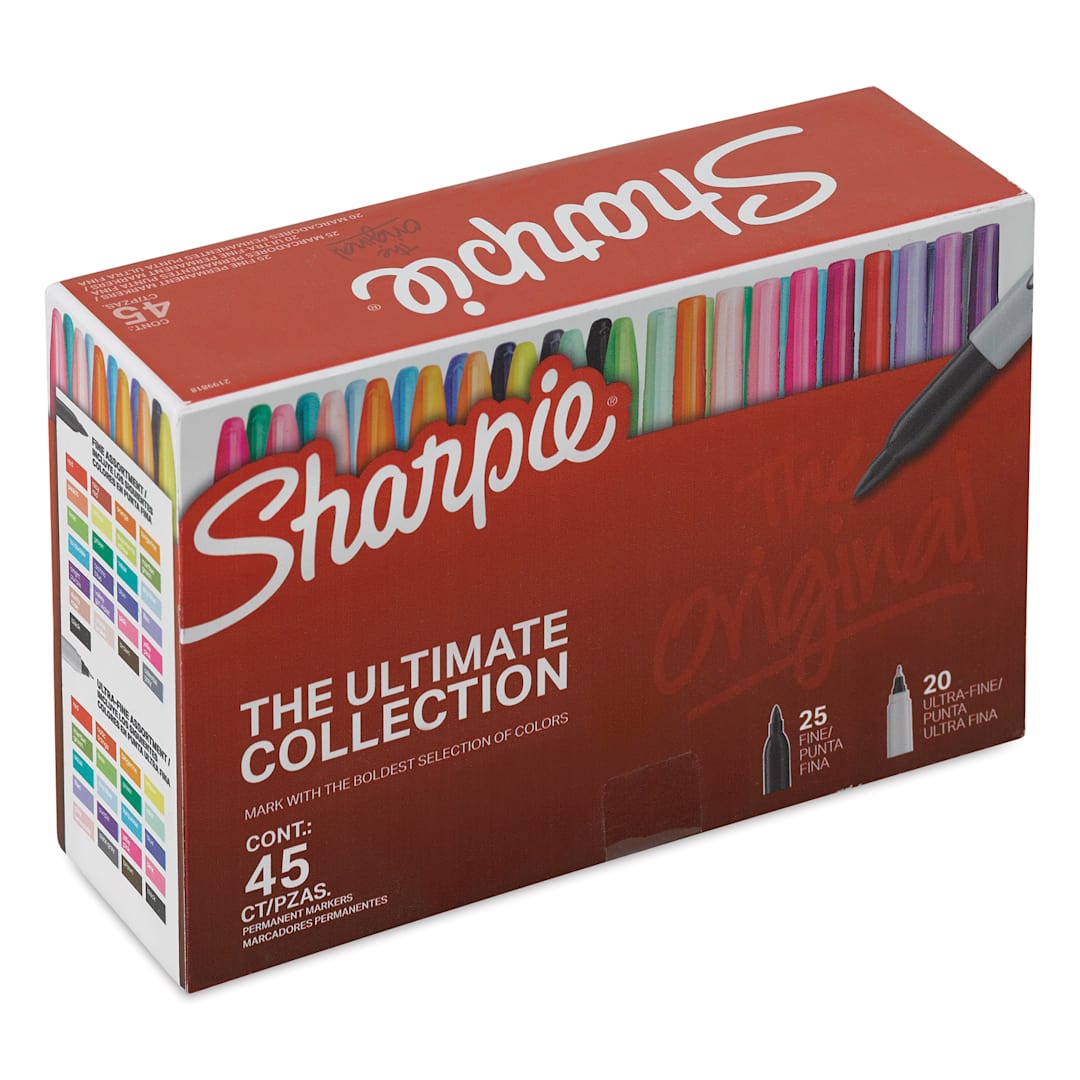 Open in modal - Sharpie The Ultimate Collection Markers - Set of 45, packaging