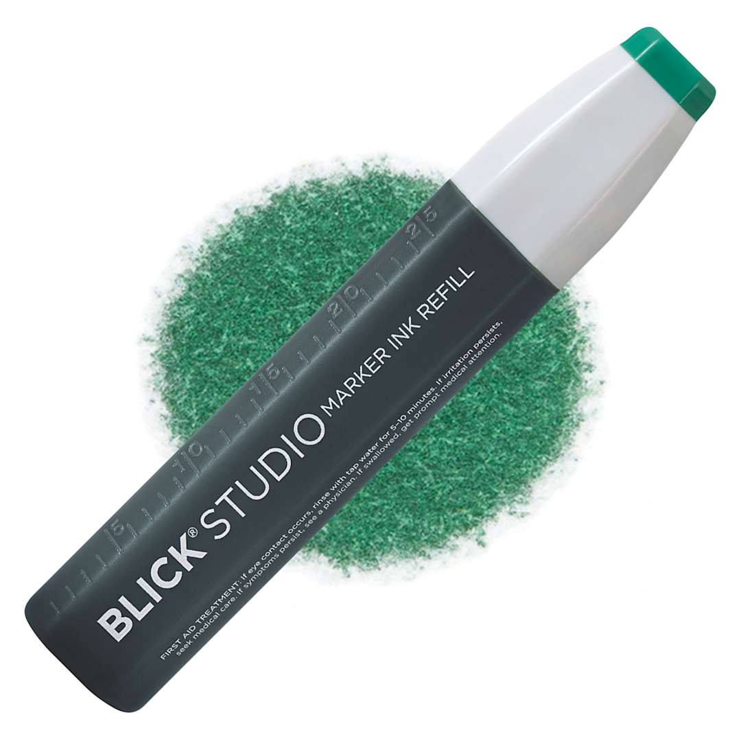 Open in modal - Blick Studio Marker Refill - Dark Green, 049, swatch and refill