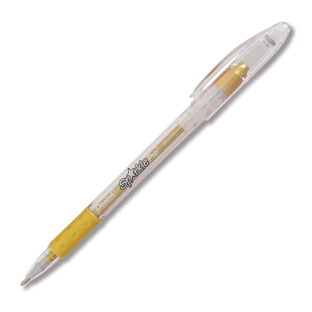 Open in modal - Pentel Sparkle Pop Pen - Gold/Light Gold