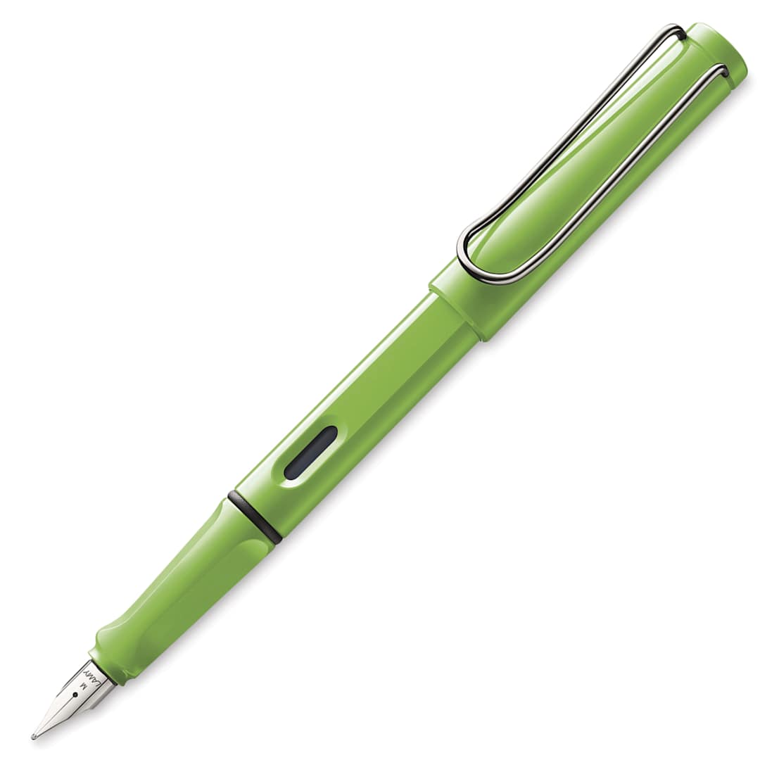 Open in modal - Lamy Safari Fountain Pen - Green, Broad Nib