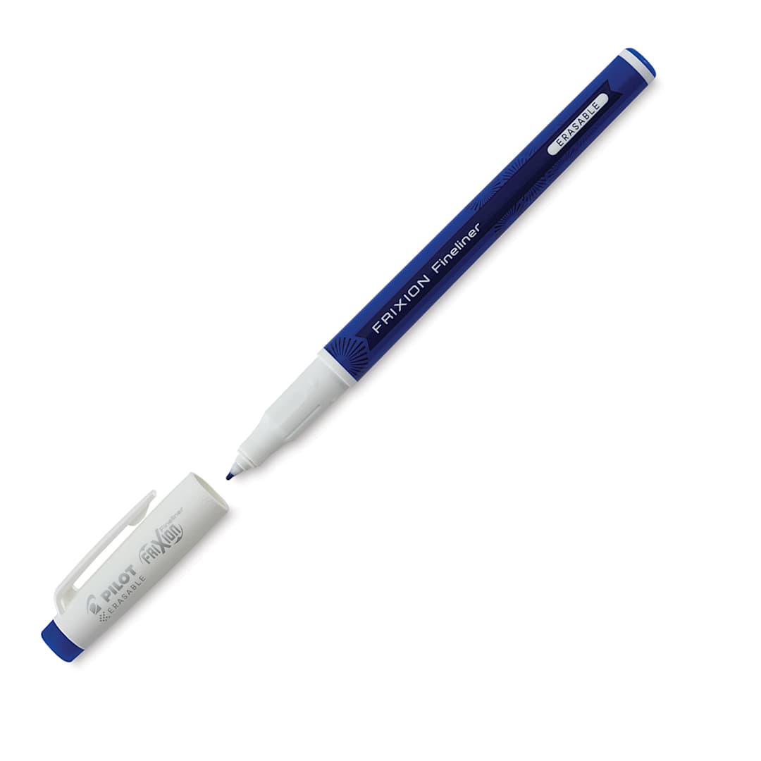 Open in modal - Pilot FriXion Fineliner Erasable Marker Pen - Blue