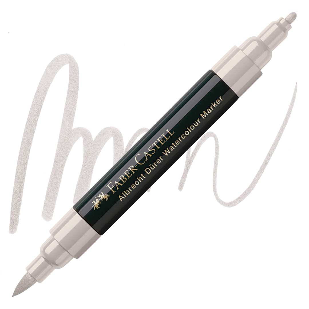 Open in modal - Faber-Castell Albrecht Dürer Watercolor Marker -  Warm Grey III 272 marker and swatch