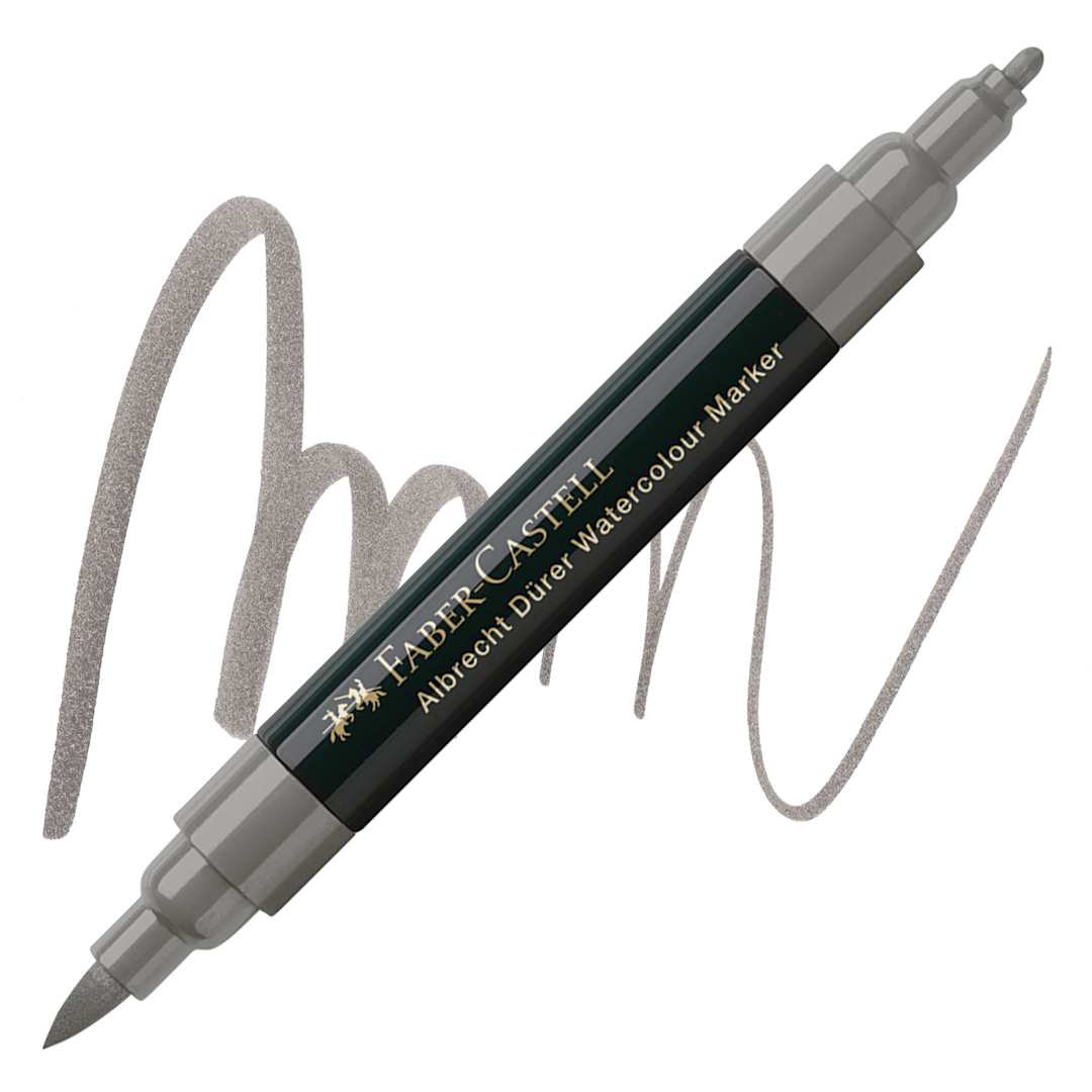 Open in modal - Faber-Castell Albrecht Dürer Watercolor Markers - Warm Grey IV 273 swatch and marker