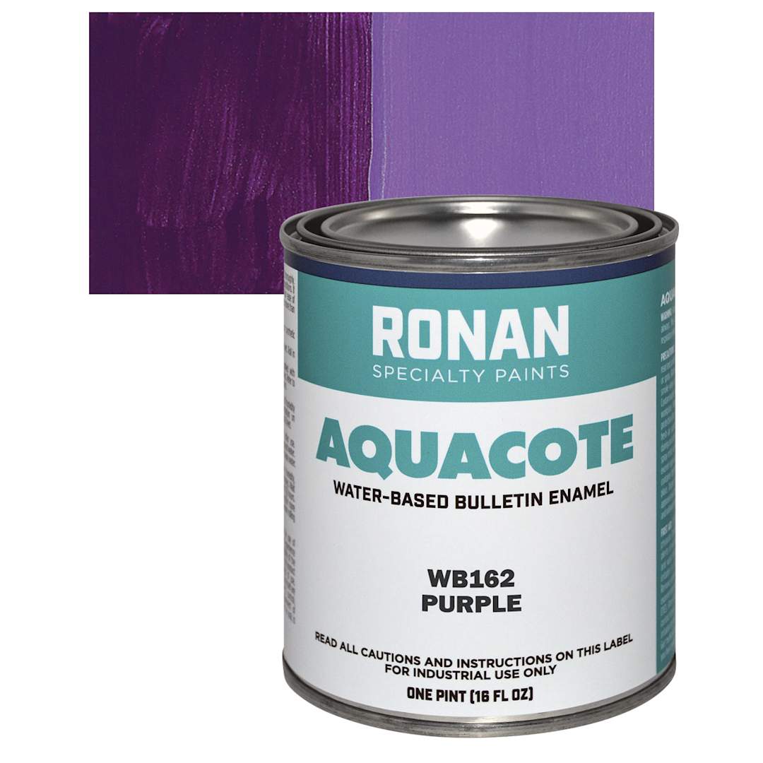 Open in modal - Ronan Aquacote Water-Based Acrylic Color - Purple, Pint and swatch