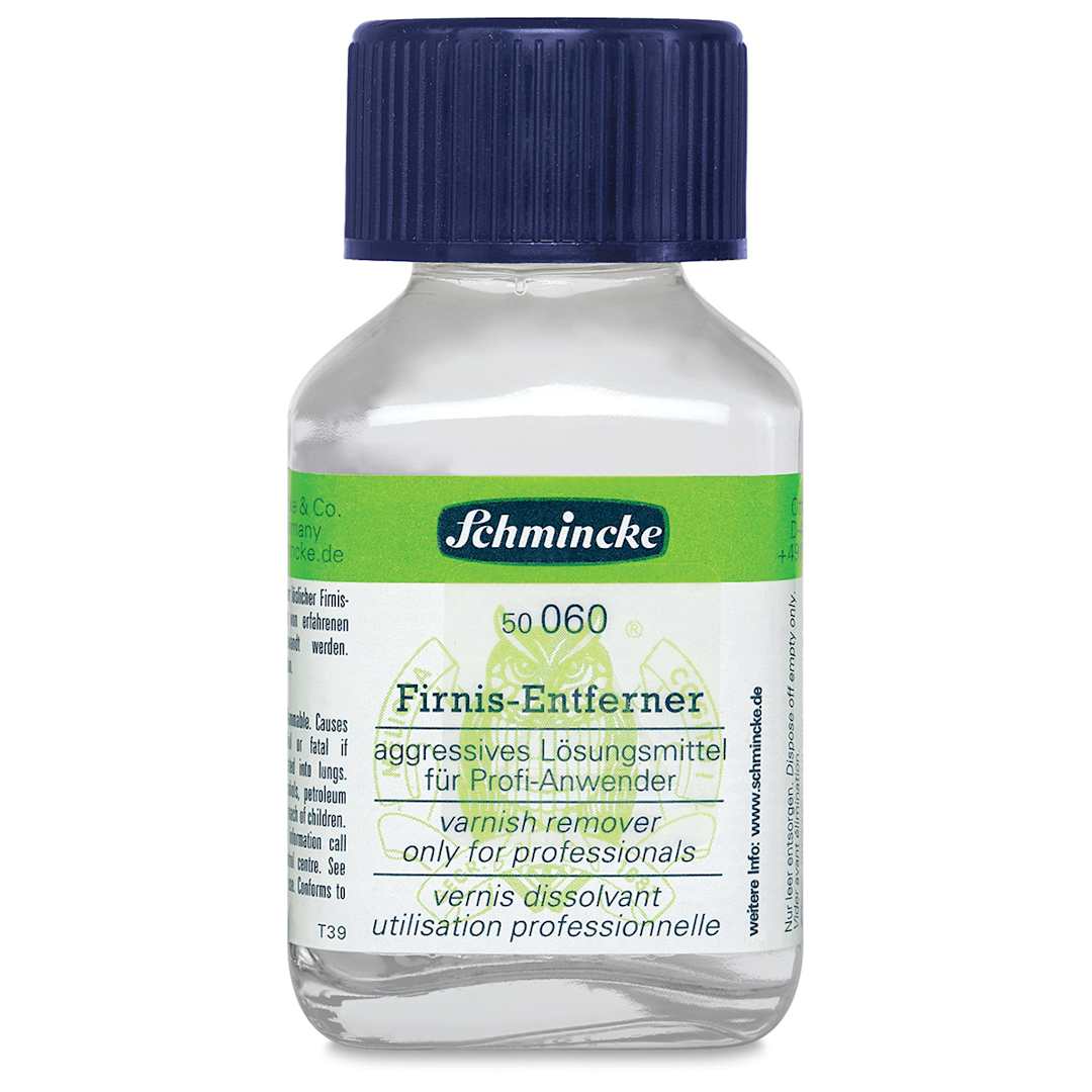 Open in modal - Schmincke Varnish Remover - Front of 60 ml Bottle
