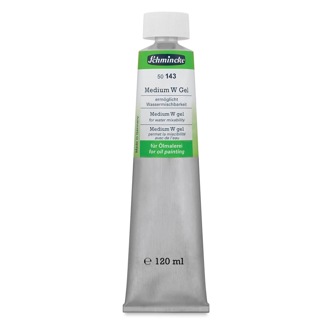 Open in modal - Schmincke Medium W Gel - Front of 120 ml Tube