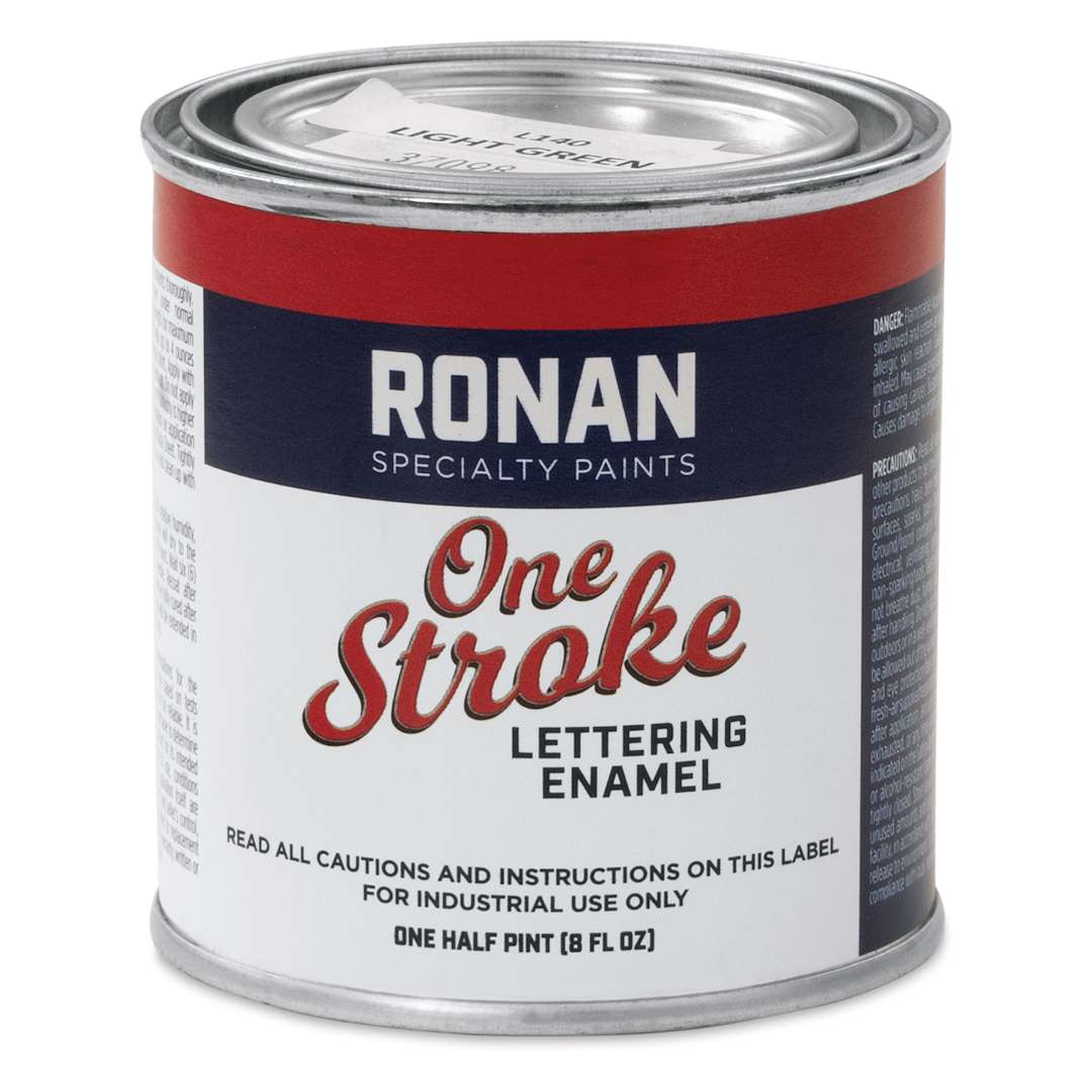 Open in modal - Ronan One Stroke Lettering Enamel - Light Green, Half Pint