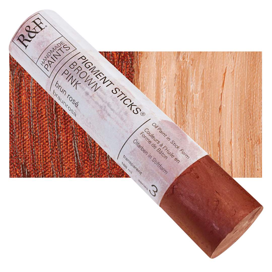 Open in modal - R&F Pigment Stick - Brown Pink, 188 ml stick and swatch