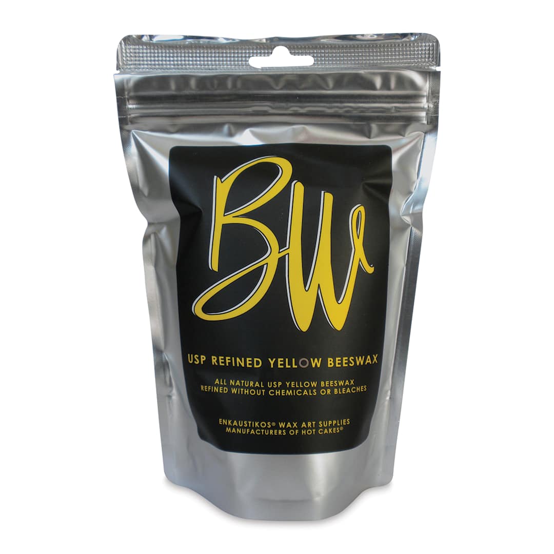 Open in modal - Enkaustikos U.S. Pharmaceutical Grade Beeswax - Yellow, 8 oz bag