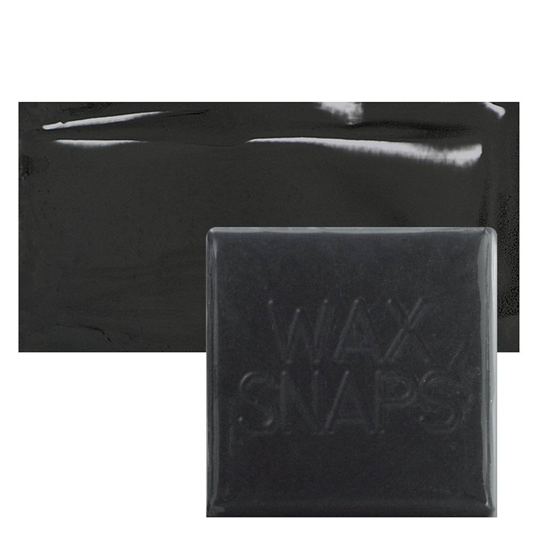 Open in modal - Enkaustikos Wax Snaps Encaustic Paint - Graphite, 40 ml snaps and swatch