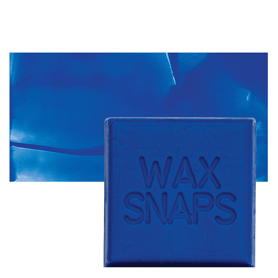 Open in modal - Enkaustikos Wax Snaps Encaustic Paint - Cobalt Blue, 40 ml snaps and swatch